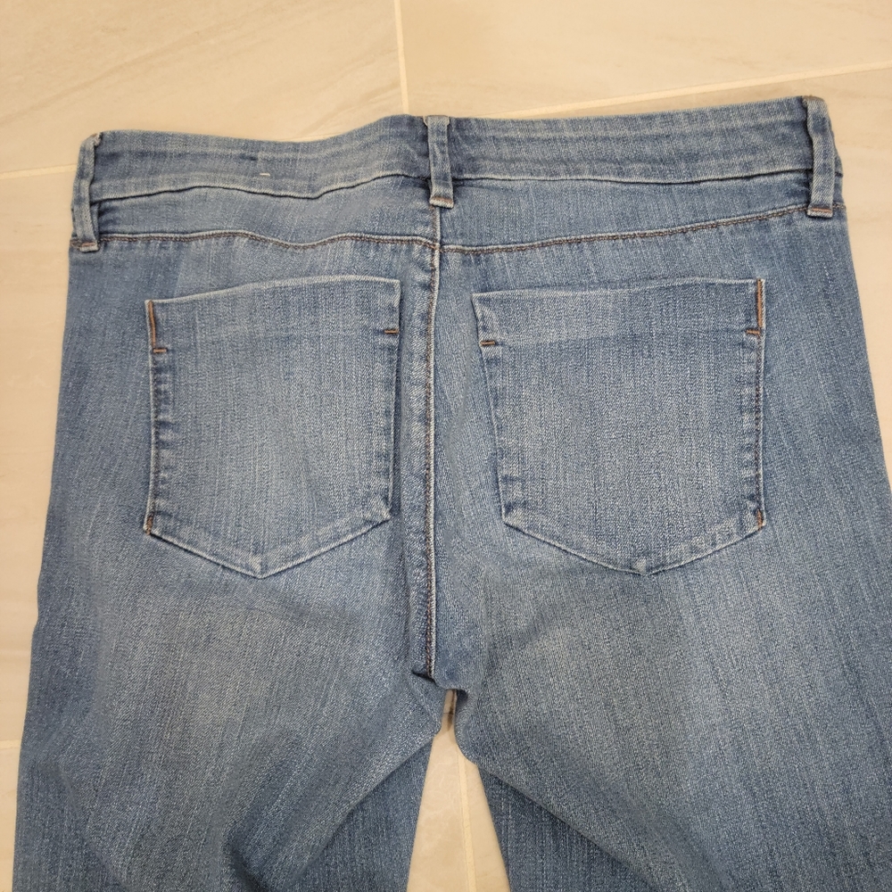 Ann Taylor Loft skinny, rolled cuff ankle jean.